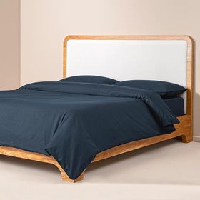 Penelope Pure Serisi 160x220 cm Lacivert Pamuk Percale Nevresim Seti