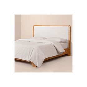 Penelope Pure Serisi 200x220 cm Gri Pamuk Percale Nevresim Seti