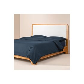 Penelope Pure Serisi 200x220 cm Lacivert Pamuk Percale Nevresim Seti