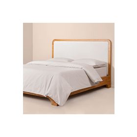 Penelope Pure Serisi 240x220 cm Gri Pamuk Percale Nevresim Seti