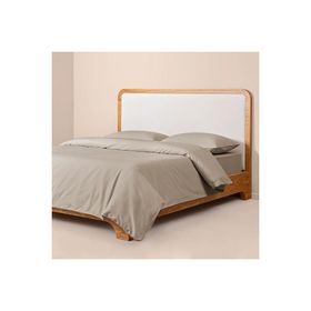 Penelope Pure Serisi 240x220 cm Taş Rengi Pamuk Percale Nevresim Seti