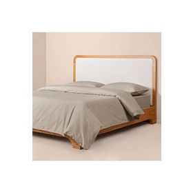 Penelope Pure Serisi 240x220 cm Taş Rengi Pamuk Percale Nevresim Seti