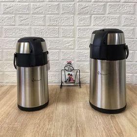 Penguen 1240A 4 Litre Çelik Kapaklı Pompalı Termos