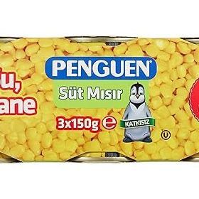 Penguen 150 gr Konserve Süt Mısır (3 adet)