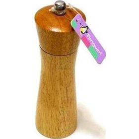 Penguen 1684 Ahşap Karabiber Tuz ve Baharat Öğütücü 15 cm Değirmen