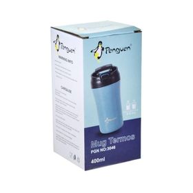 Penguen 3046 400 ml Mavi Mug Termos
