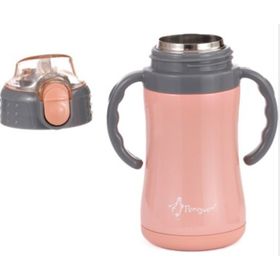 Penguen 3048 280 ml Pembe Çelik Çift Katlı Biberon Termos