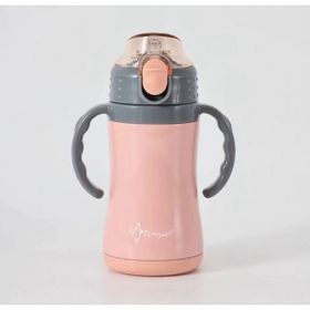 Penguen 3048 280 ml Pembe Çelik Çift Katlı Biberon Termos