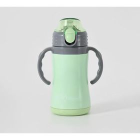 Penguen 3048 280 ml Yeşil Çelik Çift Katlı Biberon Termos