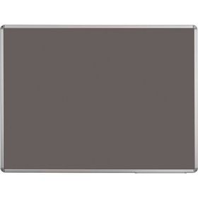 Penguen Alüminyum Çerçeve Duvara Monte Gri Kumaşlı 90x240 cm Pano