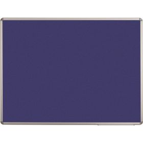 Penguen Alüminyum Çerçeve Duvara Monte Mavi Kumaşlı 60x90 cm Pano