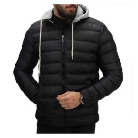 Penguen Brand Erkek Slim Fit Kapşonlu Puffer Şişme Mont