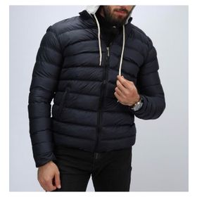 Penguen Brand Erkek Slim Fit Kapşonlu Puffer Şişme Mont