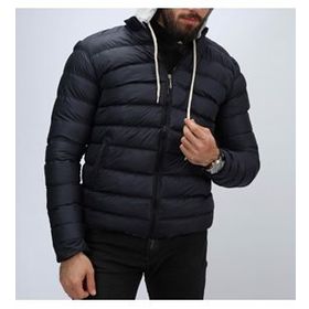 Penguen Brand Erkek Slim Fit Kapşonlu Puffer Şişme Mont
