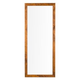 Penguen Doğal Ahşap Çerçeve Duvara Monte Laminat 45 x 110 cm Beyaz Yazı Tahtası