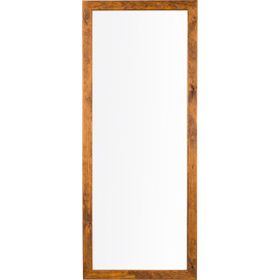 Penguen Doğal Ahşap Çerçeve Duvara Monte Laminat 45 x 110 cm Beyaz Yazı Tahtası