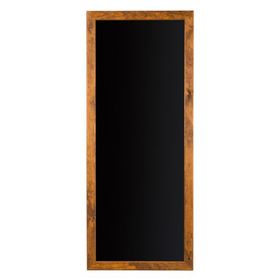 Penguen LYT052-S 45x110 cm Doğal Ahşap Çerçeve Duvara Monte Kara Tahta
