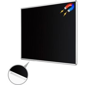 Penguen LYT200-S 30x45 cm Alüminyum Çerçeve Duvara Monte Manyetik Kara Tahta