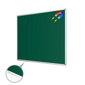 Penguen LYT204-Y 65x100 cm Alüminyum Çerçeve Duvara Monte Manyetik Yeşil Tahta