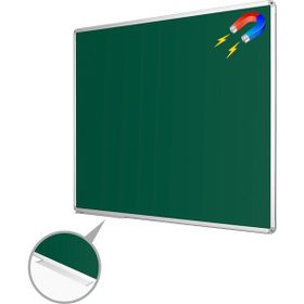 Penguen LYT204-Y 65x100 cm Alüminyum Çerçeve Duvara Monte Manyetik Yeşil Tahta