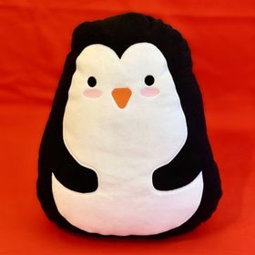 Penguen Tasarımlı Peluş Yastık