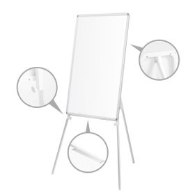 Penguen Teleskopik Ayaklı Laminat 60 x 90 cm Beyaz Yazı Tahtası