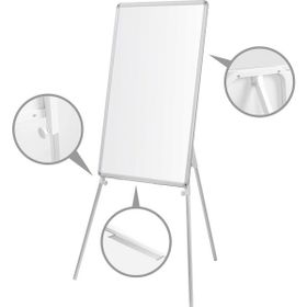 Penguen Teleskopik Ayaklı Laminat 60 x 90 cm Beyaz Yazı Tahtası