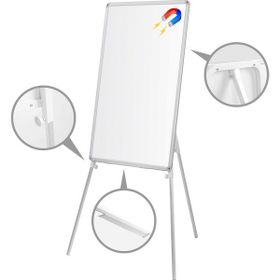 Penguen Teleskopik Ayaklı Manyetik 50 x 70 cm Beyaz Yazı Tahtası