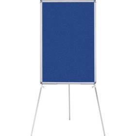 Penguen Teleskopik Ayaklı Mavi Kumaşlı 60x90 cm Pano