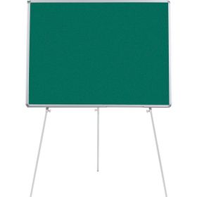 Penguen Teleskopik Ayaklı Yeşil Kumaşlı 90x120 cm Pano