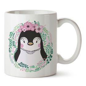Penguin Baskılı Kupa Bardak