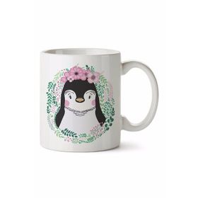 Penguin Baskılı Kupa Bardak