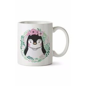 Penguin Baskılı Kupa Bardak