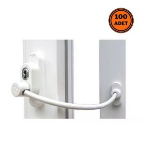 Penkid Pvc 100 Adet Beyaz Kapı Pencere Emniyet Çocuk Kilidi