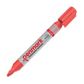 Penmark HS-405 Permanent Yuvarlak Uç Kırmızı Markör
