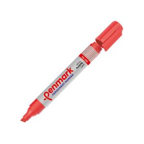 Penmark HS-406-03 Permanent Kesik Uç Kırmızı Markör Koli Kalemi