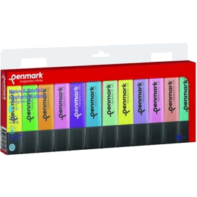 Penmark HS-505 12PN 12 Adet Karışık Renk Neon Fosforlu Kalem