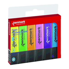 Penmark HS505-6N 6 Karışık Neon Fosforlu Kalem