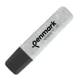 Penmark Metalik Simli Gümüş Fosforlu Kalem