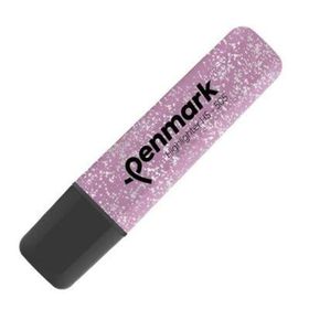 Penmark Metalik Simli Pembe Fosforlu Kalem