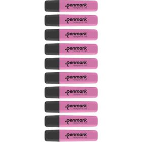 Penmark Neon Pembe Renk 10 Adet Fosforlu Kalem