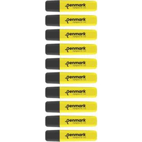 Penmark Neon Sarı Renk 10 Adet Fosforlu Kalem