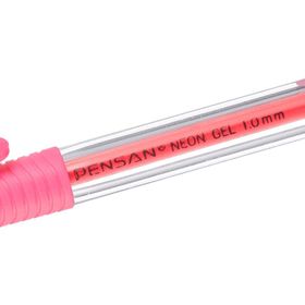 Pensan 12 Adet 1 mm Pembe Neon Jel Kalem