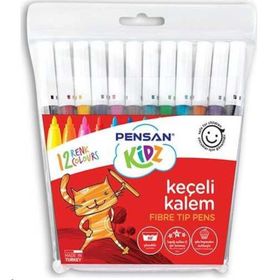 Pensan 12 N11.12214 Kidz 12 Renk Keçeli Boya Kalemi