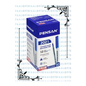 Pensan 2021 50 Adet 1 Kutu Yüksek Kalite Tükenmez Kalem