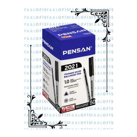 Pensan 2021 50 Adet 1 Kutu Yüksek Kalite Tükenmez Kalem