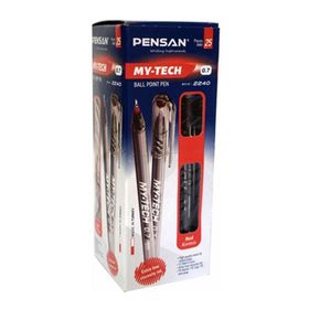 PENSAN 2240 0,7 MM TÜKENMEZ KALEM 25 KIRMIZI
