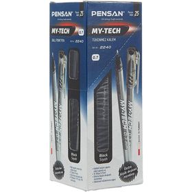 Pensan 2240 My-Tech Siyah 25'li Iğne Uçlu Tükenmez Kalem