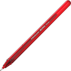 Pensan 2270 Büro 1.0 mm Kırmızı 6'lı Tükenmez Kalem