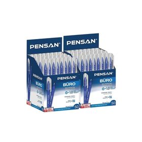 Pensan 2270 Büro 1.0 mm Mavi 100 Adet Tükenmez Kalem